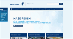 Desktop Screenshot of banktech.cz