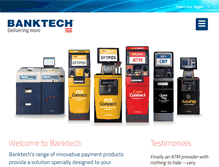 Tablet Screenshot of banktech.com.au